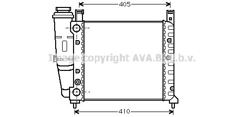 PRASCO Radiaator,mootorijahutus FT2076