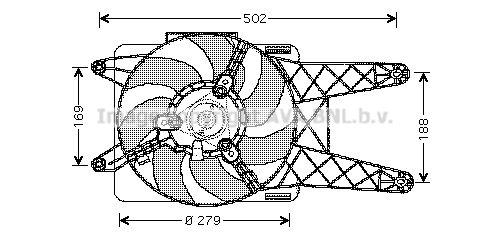 PRASCO Ventilaator,mootorijahutus FT7512