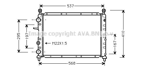 PRASCO Radiaator,mootorijahutus FTA2094