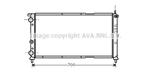 PRASCO Radiaator,mootorijahutus FTA2143