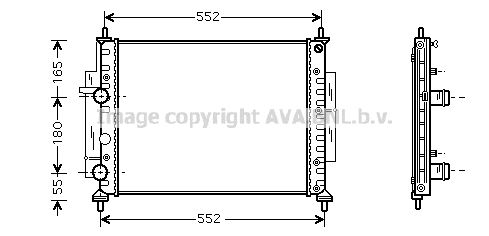 PRASCO Radiaator,mootorijahutus FTA2268