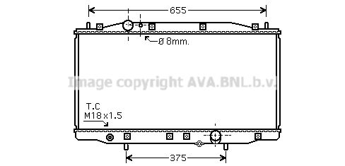 PRASCO Radiaator,mootorijahutus HD2218