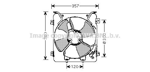 PRASCO Ventilaator,mootorijahutus HD7523