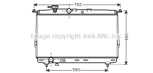 PRASCO Radiaator,mootorijahutus HY2106