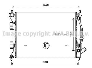 PRASCO Radiaator,mootorijahutus HY2381