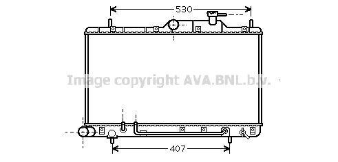 PRASCO Radiaator,mootorijahutus HYA2086