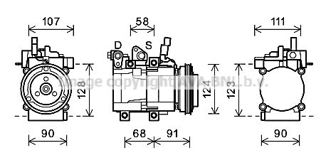 PRASCO Kompressor,kliimaseade HYK321