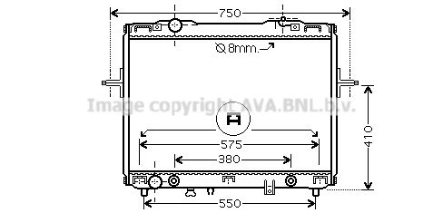 PRASCO Radiaator,mootorijahutus KA2057