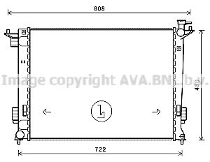 PRASCO Radiaator,mootorijahutus KA2238