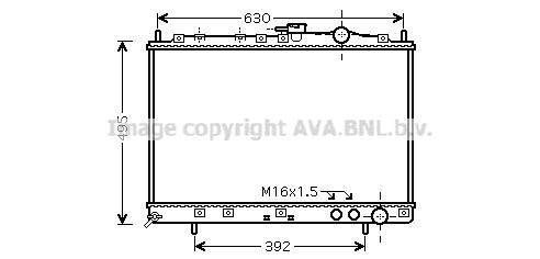 PRASCO Radiaator,mootorijahutus KAA2037