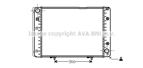 PRASCO Radiaator,mootorijahutus MS2100