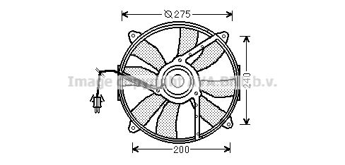 PRASCO Ventilaator,mootorijahutus MS7520