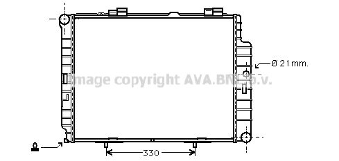 PRASCO Radiaator,mootorijahutus MSA2287