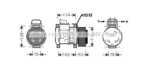 PRASCO Kompressor,kliimaseade MSK583