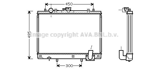 PRASCO Radiaator,mootorijahutus MT2161