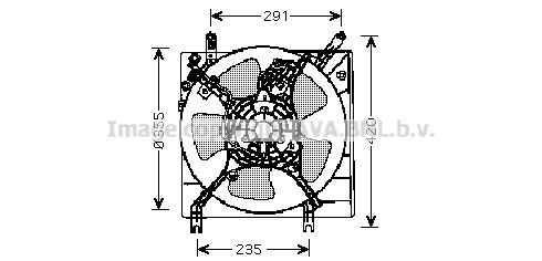 PRASCO Ventilaator,mootorijahutus MT7508