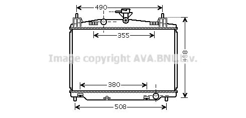 PRASCO Radiaator,mootorijahutus MZ2213