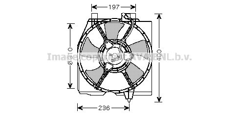 PRASCO Ventilaator,mootorijahutus MZ7535