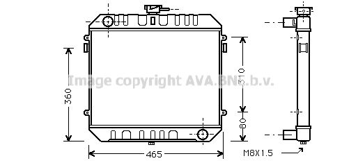 PRASCO Radiaator,mootorijahutus OL2095