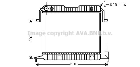 PRASCO Radiaator,mootorijahutus OL2105