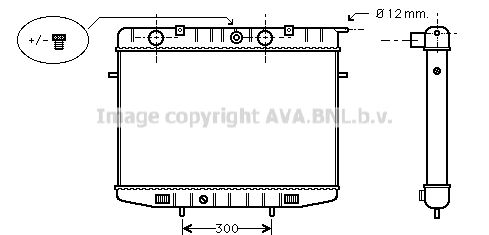 PRASCO Radiaator,mootorijahutus OL2175