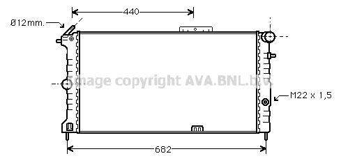 PRASCO Radiaator,mootorijahutus OLA2190