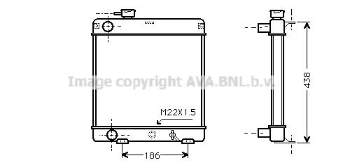 PRASCO Radiaator,mootorijahutus PE2027