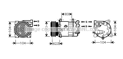 PRASCO Kompressor,kliimaseade PEK321