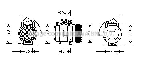 PRASCO Kompressor,kliimaseade PRK034