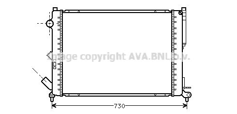 PRASCO Radiaator,mootorijahutus RT2301