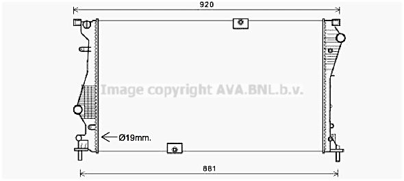 PRASCO Radiaator,mootorijahutus RT2601