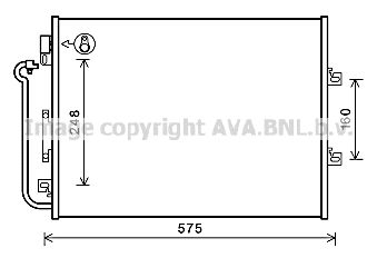 PRASCO Конденсатор, кондиционер RTA5454