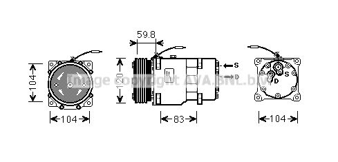 PRASCO Kompressor,kliimaseade RTAK402