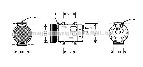 PRASCO Kompressor,kliimaseade RTK243