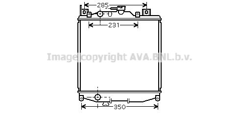 PRASCO Radiaator,mootorijahutus SZ2022