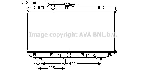 PRASCO Radiaator,mootorijahutus TO2151