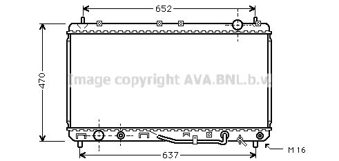 PRASCO Radiaator,mootorijahutus TO2232