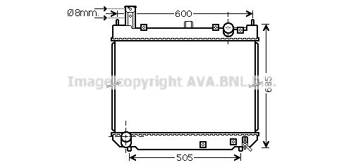 PRASCO Radiaator,mootorijahutus TO2488