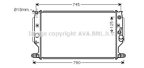 PRASCO Radiaator,mootorijahutus TO2704