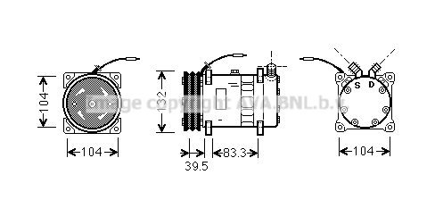 PRASCO Kompressor,kliimaseade UVAK048