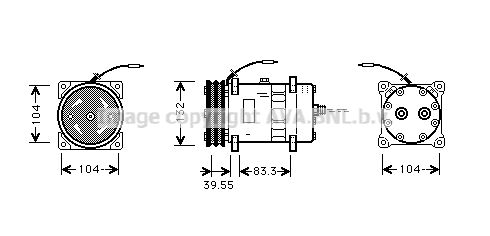 PRASCO Kompressor,kliimaseade UVK046