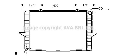 PRASCO Radiaator,mootorijahutus VO2148