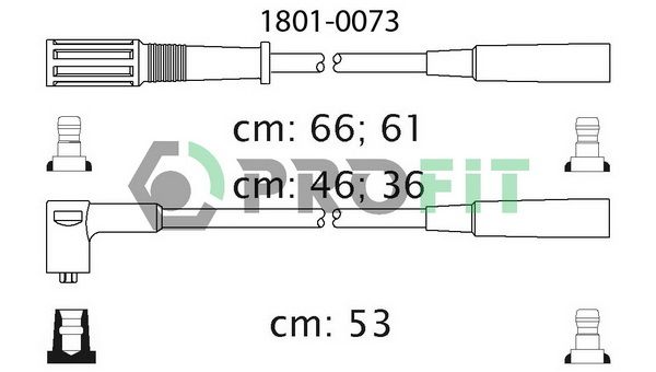 PROFIT Комплект проводов зажигания 1801-0073