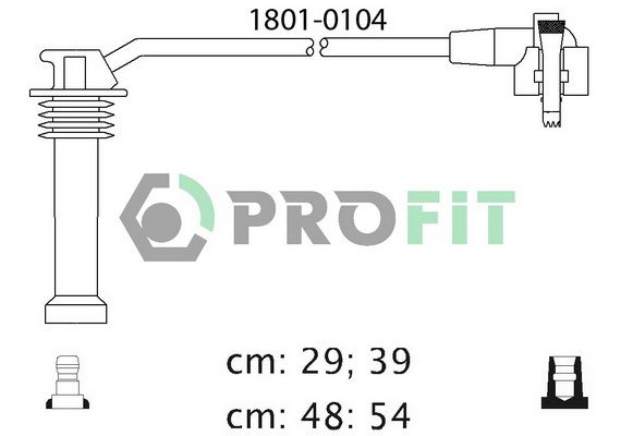 PROFIT Комплект проводов зажигания 1801-0104