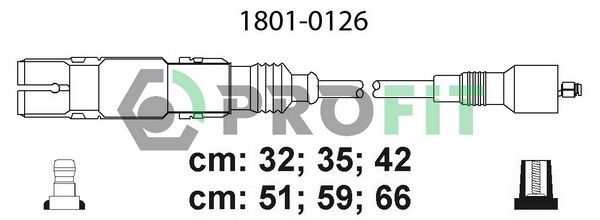 PROFIT Комплект проводов зажигания 1801-0126