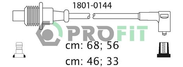 PROFIT Комплект проводов зажигания 1801-0144