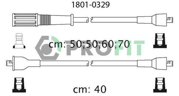 PROFIT Комплект проводов зажигания 1801-0329