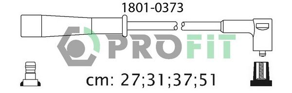 PROFIT Комплект проводов зажигания 1801-0373