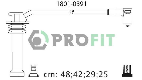 PROFIT Комплект проводов зажигания 1801-0391