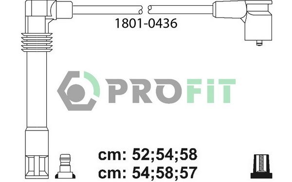 PROFIT Комплект проводов зажигания 1801-0436
